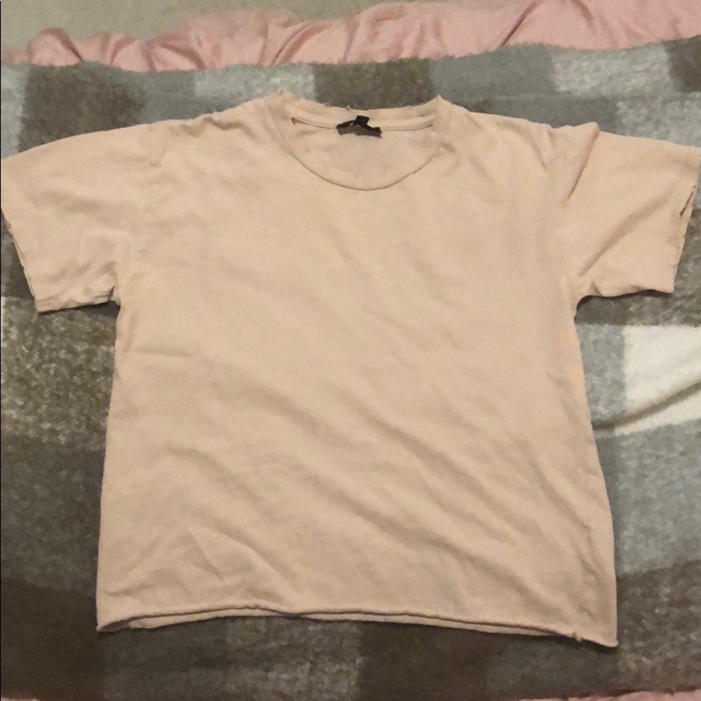 Topshop baby pink top